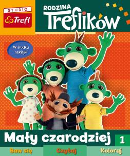 Okładka książki Rodzina TREFILKÓW.Mały czarodziej. ACTIVITY z NAKLEJKAMI