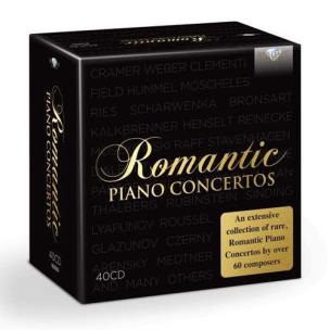 Okładka książki ROMANTIC PIANO CONCERTOS 40CD