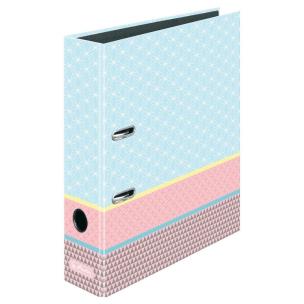 Opakowanie Segregator A4 Herlitz 8cm gr.  pastell niebieski (50009794)