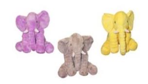 Opakowanie Słoń Milan 60cm, 3 kolory