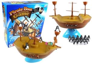 Opakowanie Statek Piracki Z Pingwinami