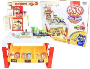 Opakowanie Stolik kuchnia z ciastoliną 32 elementy