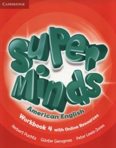 Okładka książki Super Minds American English 4 Workbook + online