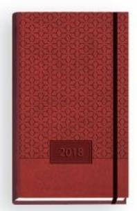 Opakowanie Terminarz 2018 Claret bordowy