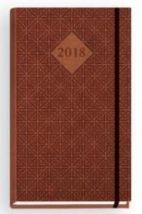 Opakowanie Terminarz 2018 Claret brązowy