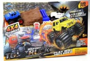 Zdjęcie produktu Tor wyścigowy z matą + Monster Trucki