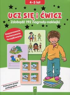 Okładka książki Ucz się i ćwicz 4-5 lat