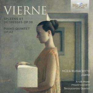 Okładka książki VIERNE SPLEEN ET DETRESSE OP.38 PIANO QUINTET OP.42