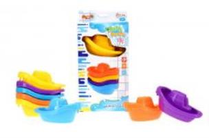 Opakowanie Water Fun 4 sztuki łódek do kąpieli.