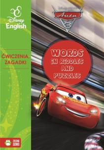 Okładka książki Words in riddles and puzzles Auta 3 Disney English