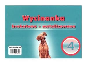 Opakowanie Wycinanka A4 brokatowo - metalizowana 4