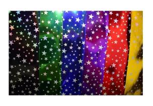 Opakowanie Wycinanka A4 metalizowana gwiazdki