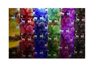 Opakowanie Wycinanka metalizowana A4 świąteczna