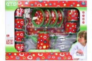 Opakowanie Zestaw do herbaty metalowy 18el