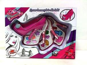 Opakowanie Zestaw kosmetyków dla lalki bucik 3 części Playme