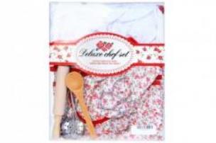 Opakowanie Zestaw kucharza fartuszek i akcesoria