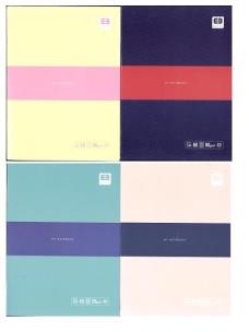 Opakowanie Zeszyt A5/60K kratka Black&Blue pastele (10szt)