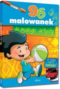 96 malowanek dla małego artysty. Autor: Opracowanie zbiorowe. Multiszop.pl Okładka książki 96 malowanek dla małego artysty