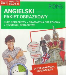 Okładka książki Angielski pakiet obrazkowy 3w1