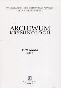 Opakowanie Archiwum kryminologii Tom XXXIX