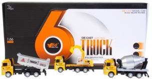 Opakowanie Auto budowlane metalowe 12cm mix