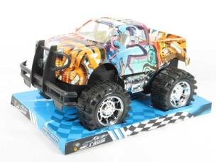 Okładka książki AUTO Z NAPEDEM NA DUŻYCH KOŁACH 29 CM.