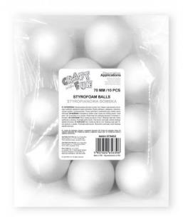 Opakowanie Bombka styropianowa 70mm 10el