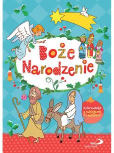 Okładka książki Boże Narodzenie. Kolorowanka z naklejkami...