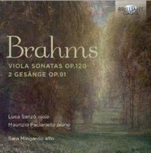 Okładka książki BRAHMS VIOLA SONATAS OP.120/2 GESANGE OP.91