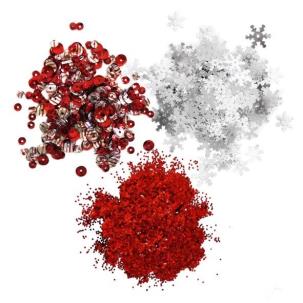 Opakowanie Cekiny - czerwone