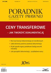 Okładka książki Ceny transferowe - jak tworzyć dokumentację