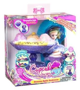 Opakowanie Cupcake Zestaw deser bananowy fioletowa