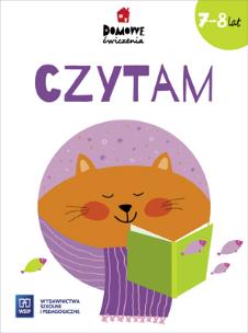 DOMOWE ĆWICZENIA. CZYTAM. WIEK 7-8 LAT. Autor: Boboryk Anna, Anna Borchard, Srodoń Maria, Koman Dorota. Multiszop.pl Okładka książki DOMOWE ĆWICZENIA. CZYTAM. WIEK 7-8 LAT