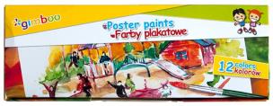 Opakowanie Farby plakatowe Gimboo 12x20ml