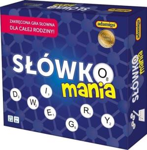 Gra - Słówkomania. Wydawca: Adamigo. Multiszop.pl Opakowanie Gra - Słówkomania