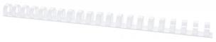 Opakowanie Grzbiety do bindowania Office Products A4 16 mm plastikowe 100 sztuk białe