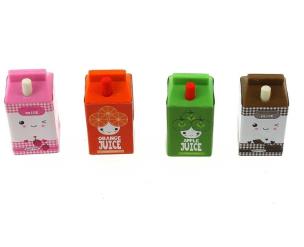 Opakowanie Gumki do mazania - Kartoniki z sokiem i mlekiem