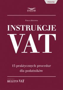 Opakowanie Instrukcje VAT- 15 praktycznych procedur dla podatników