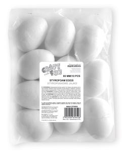 Opakowanie Jajko styropianowe 80mm 10el