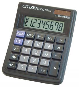 Opakowanie Kalkulator biurowy Citizen SDC-011S czarny