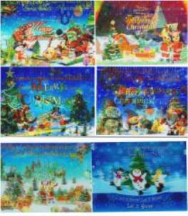 Opakowanie Karnet Boże Narodzenie 3D MIX