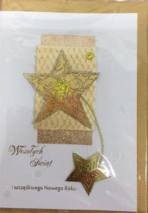 Opakowanie Karnet Boże Narodzenie B6 Premium 3 + koperta