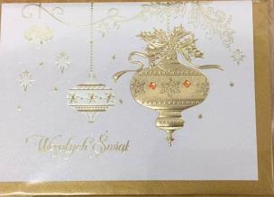 Opakowanie Karnet Boże Narodzenie B6 Premium 4 + koperta