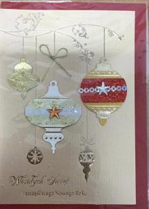 Opakowanie Karnet Boże Narodzenie B6 Premium 7 + koperta