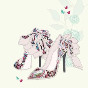 Opakowanie Karnet Swarovski kwadrat CL0508_BL szpilki