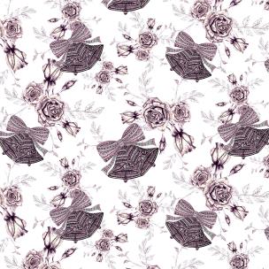 Opakowanie Karnet Swarovski kwadrat Etniczne dzwonki