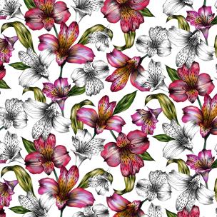 Okładka książki Karnet Swarovski kwadrat Etniczne lilie