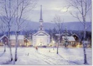 Opakowanie Karnety świątczne Delux Święta noc (20szt)