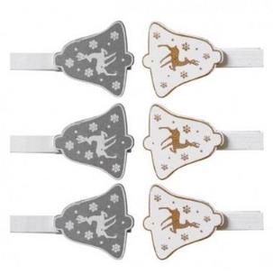 Opakowanie Klamerki ozdobne Dzwonki (6 szt)