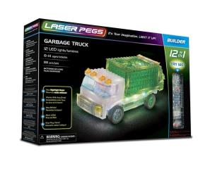 Opakowanie Klocki laser pegs 12 w 1 Garbage Truck